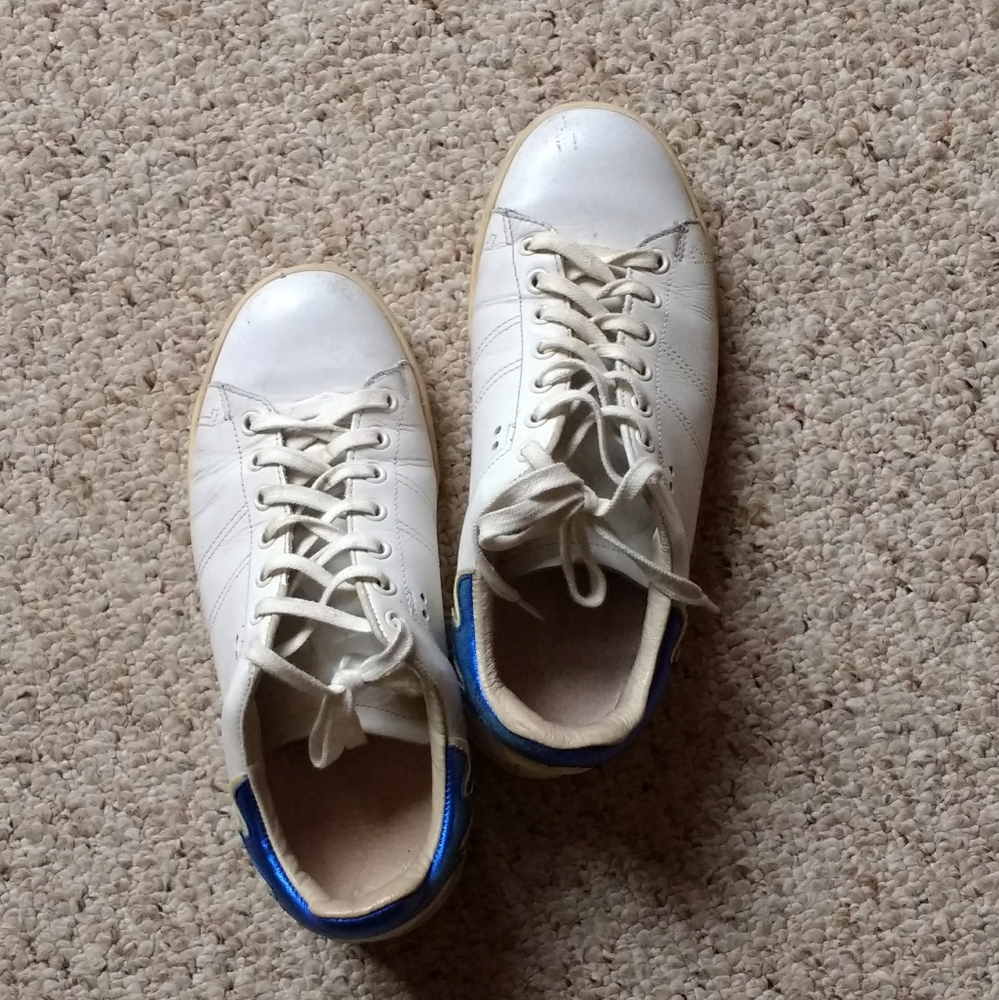 Isabel Marant Etoile Bart White Sneaker Blue Flame
